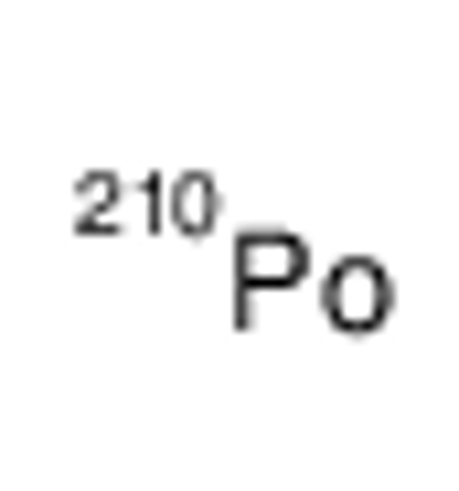 Picture of polonium-210 atom