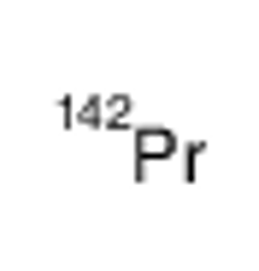 Picture of praseodymium-142