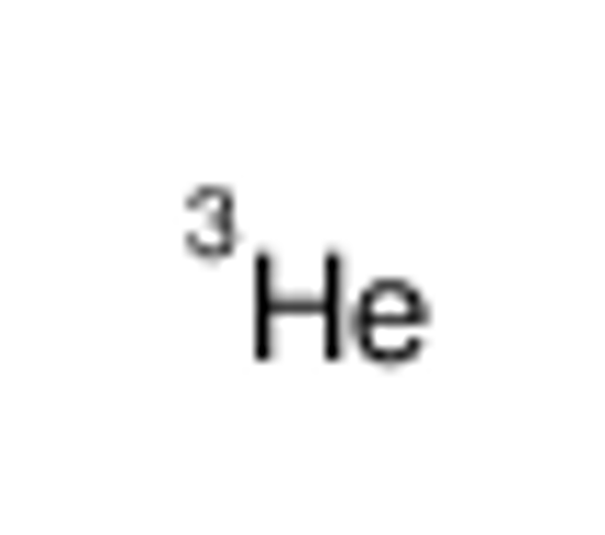 Picture of helium-3 atom