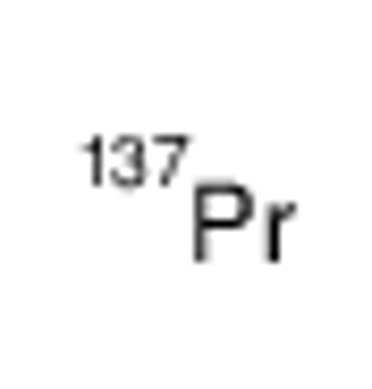 Picture of praseodymium-137