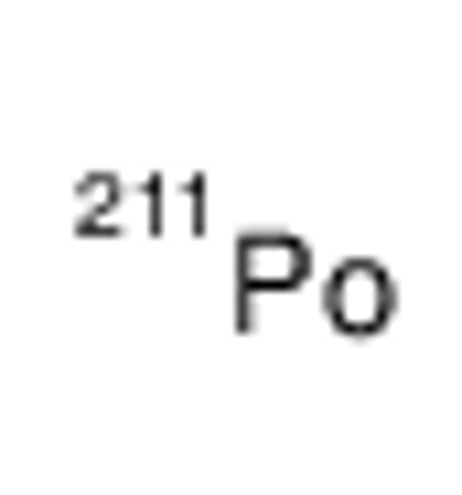 Picture of polonium-211 atom