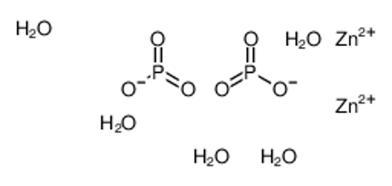 Picture of dizinc,dioxido(oxo)phosphanium,pentahydrate