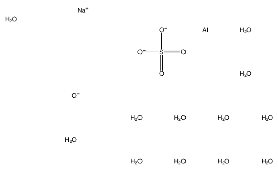 Imagem de sodium,aluminum,disulfate,dodecahydrate