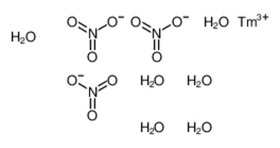 Picture of thulium(3+),trinitrate,hexahydrate