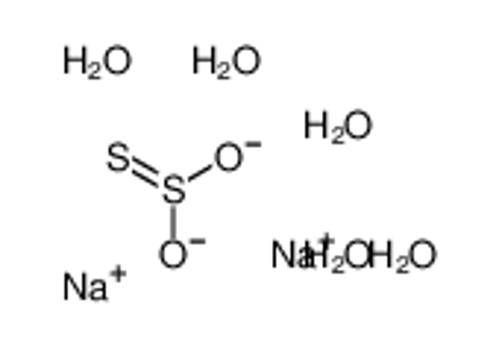 Изображение disodium,dioxido(sulfanylidene)-λ<sup>4</sup>-sulfane,pentahydrate