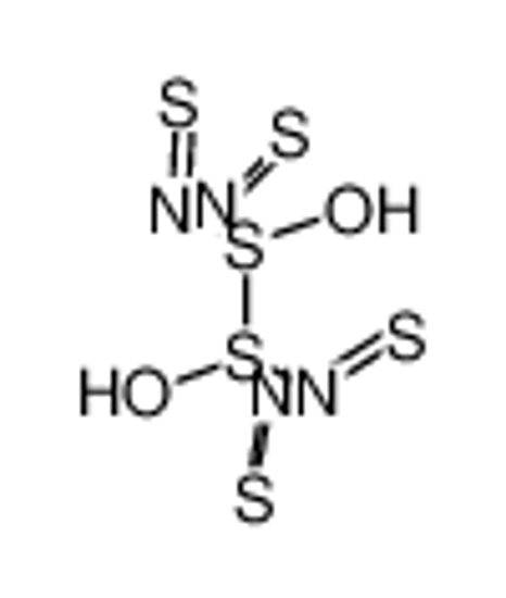 Picture of 1,1,2,2-tetrathionitroso-1l<sup>4</sup>,2l<sup>4</sup>-disulfane-1,2-diol