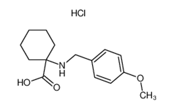 Imagem de 1-[(4-methoxyphenyl)methylamino]cyclohexane-1-carboxylic acid