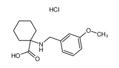 Показать информацию о 1-[(3-methoxyphenyl)methylamino]cyclohexane-1-carboxylic acid