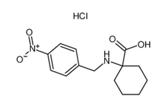 Picture of 1-(4-NITRO-BENZYLAMINO)-CYCLOHEXANECARBOXYLIC ACID HYDROCHLORIDE