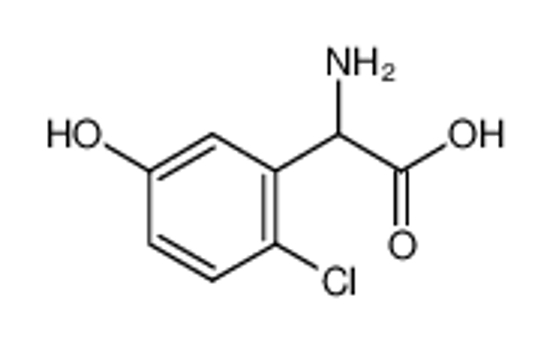 Picture of 2-amino-2-(2-chloro-5-hydroxyphenyl)acetic acid