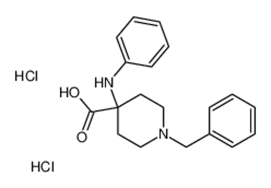 Picture of 4-anilino-1-benzylpiperidine-4-carboxylic acid,dihydrochloride