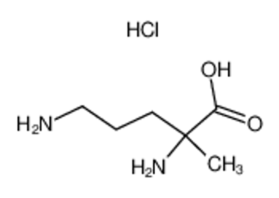 Picture of 2,5-diamino-2-methylpentanoic acid,hydrochloride