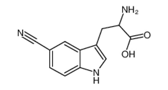 Изображение 2-amino-3-(5-cyano-1H-indol-3-yl)propanoic acid