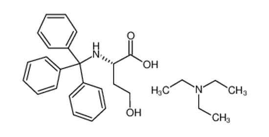 Picture of N,N-diethylethanamine,(2S)-4-hydroxy-2-(tritylamino)butanoic acid