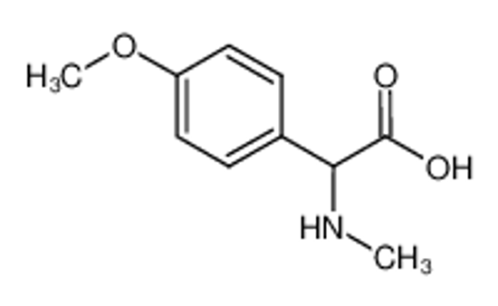 Picture of 2-(4-methoxyphenyl)-2-(methylamino)acetic acid