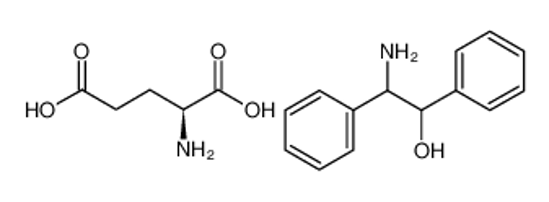 Picture of 2-amino-1,2-diphenylethanol,(2S)-2-aminopentanedioic acid
