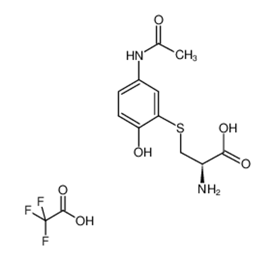 Picture of (2R)-3-(5-acetamido-2-hydroxyphenyl)sulfanyl-2-aminopropanoic acid