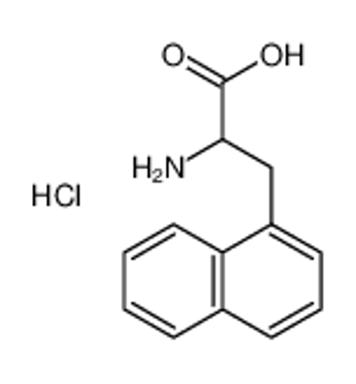 Picture of 2-amino-3-naphthalen-1-ylpropanoic acid,hydrochloride