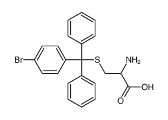 Picture of 2-amino-3-[(4-bromophenyl)-diphenylmethyl]sulfanylpropanoic acid
