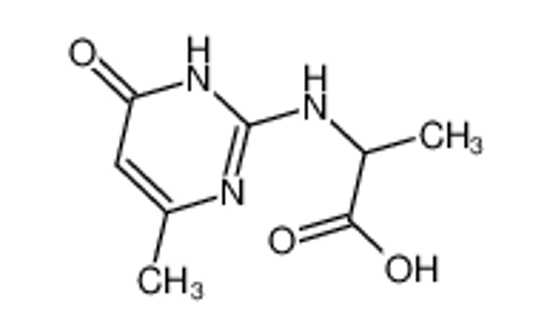 Picture of 2-[(6-methyl-4-oxo-1H-pyrimidin-2-yl)amino]propanoic acid