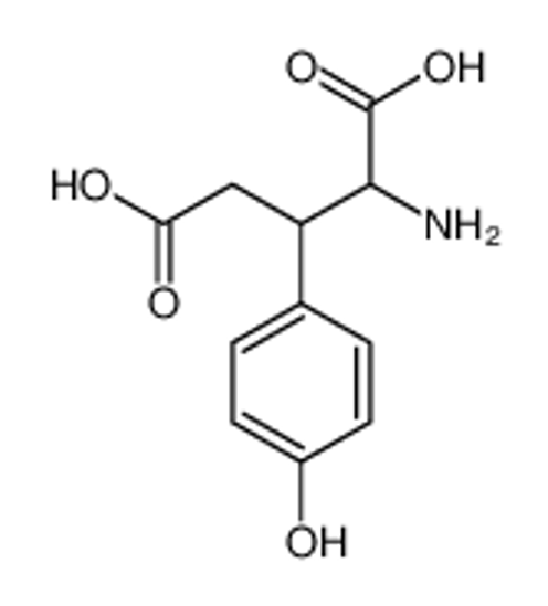 Picture of 2-amino-3-(4-hydroxyphenyl)pentanedioic acid