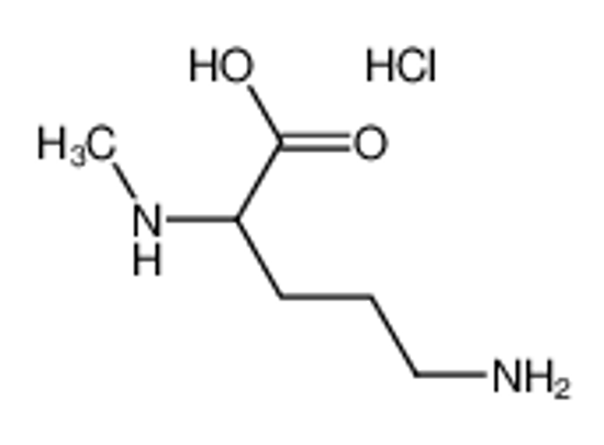 Picture of (2S)-5-amino-2-(methylamino)pentanoic acid,hydrochloride