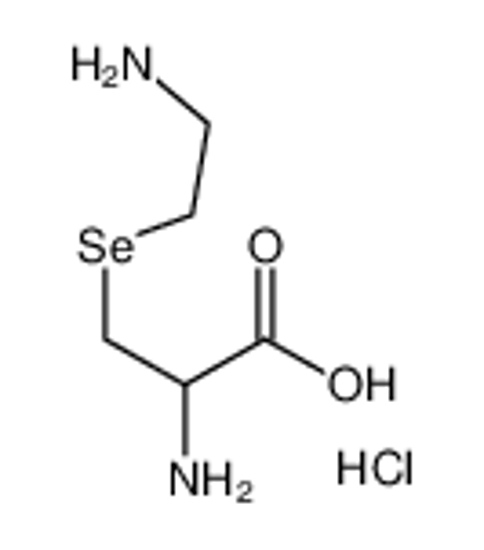 Picture of 2-amino-3-(2-aminoethylselanyl)propanoic acid,hydrochloride