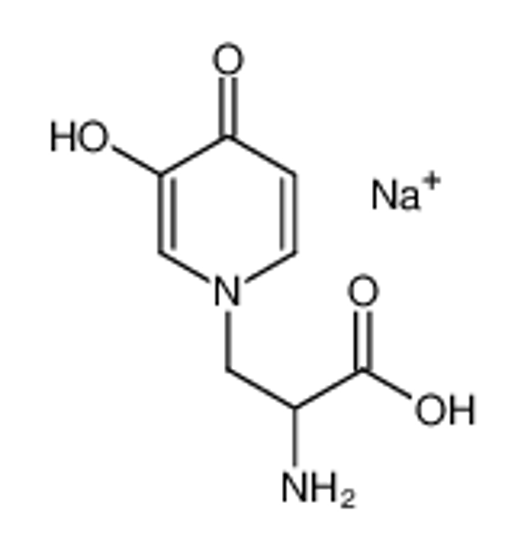 Picture of sodium,2-amino-3-(3-hydroxy-4-oxopyridin-1-yl)propanoic acid