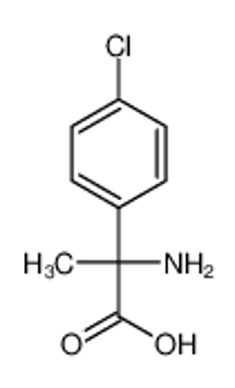 Picture of 2-amino-2-(4-chlorophenyl)propanoic acid