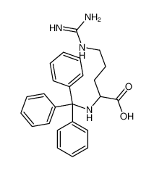 Picture of 5-(diaminomethylideneamino)-2-(tritylamino)pentanoic acid