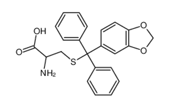 Изображение Alanine, 3-[(.α.,.α.-diphenylpiperonyl)thio]-, L-