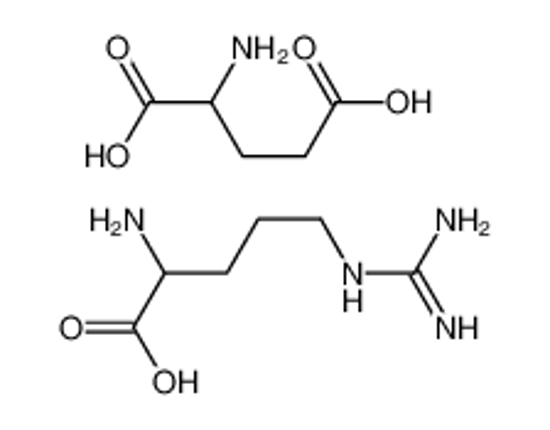 Picture of 2-amino-5-(diaminomethylideneamino)pentanoic acid,2-aminopentanedioic acid