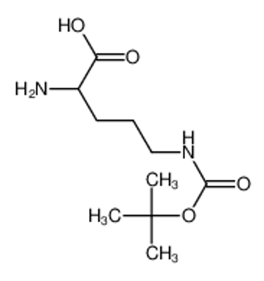 Picture of (2S)-2-amino-5-[(2-methylpropan-2-yl)oxycarbonylamino]pentanoic acid