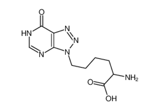 Picture of 2-amino-6-(7-oxo-2H-triazolo[4,5-d]pyrimidin-3-yl)hexanoic acid