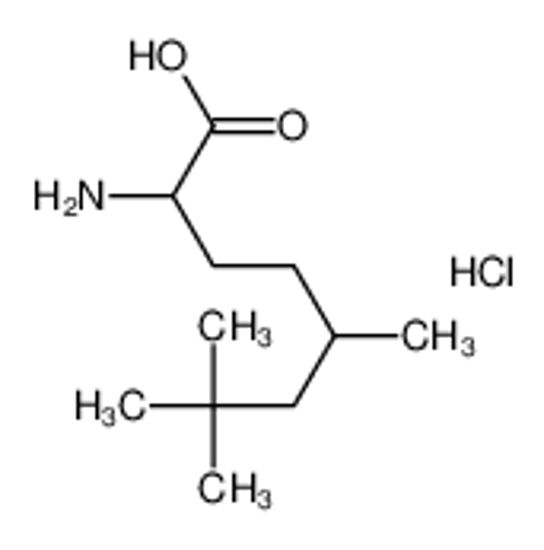 Picture of 2-amino-5,7,7-trimethyloctanoic acid,hydrochloride