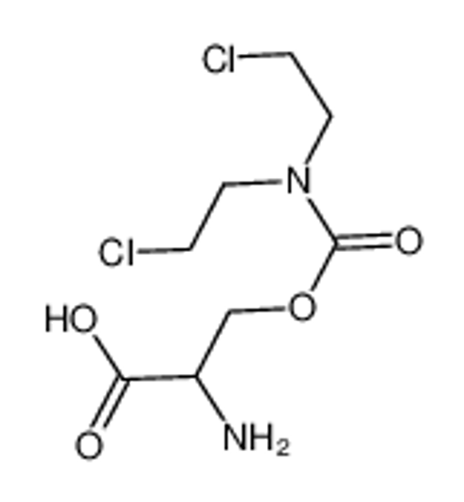 Изображение 2-amino-3-[bis(2-chloroethyl)carbamoyloxy]propanoic acid