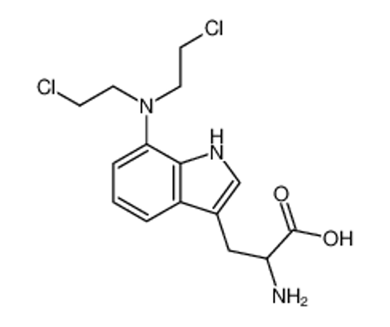 Изображение 2-amino-3-[7-[bis(2-chloroethyl)amino]-1H-indol-3-yl]propanoic acid