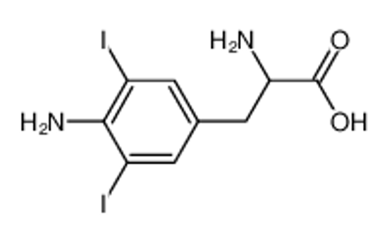 Picture of 2-amino-3-(4-amino-3,5-diiodophenyl)propanoic acid