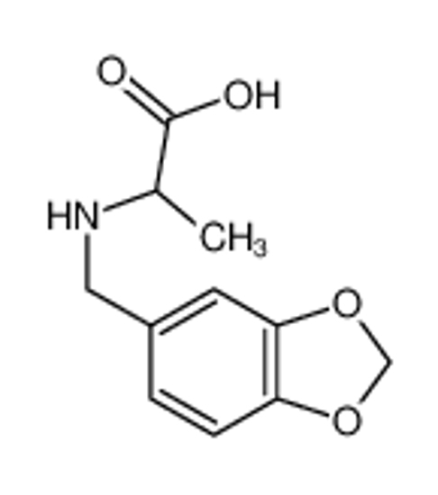 Picture of 2-(1,3-benzodioxol-5-ylmethylamino)propanoic acid