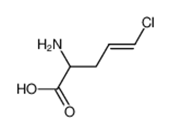 Picture of (E)-2-amino-5-chloropent-4-enoic acid