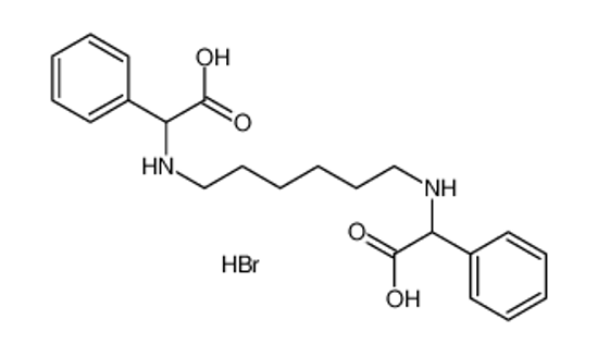 Imagem de 2-[6-[[carboxy(phenyl)methyl]amino]hexylamino]-2-phenylacetic acid,hydrobromide