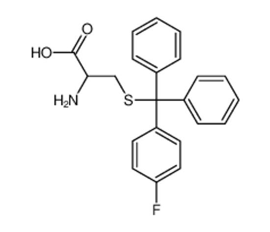 Picture of 2-amino-3-[(4-fluorophenyl)-diphenylmethyl]sulfanylpropanoic acid