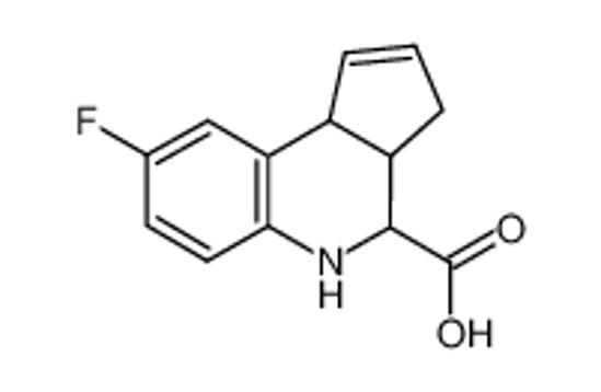 Picture of 8-fluoro-3a,4,5,9b-tetrahydro-3H-cyclopenta[c]quinoline-4-carboxylic acid