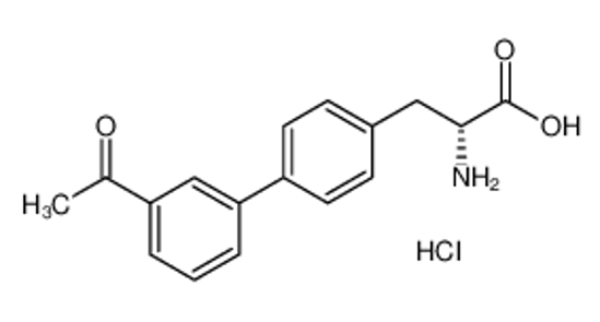 Picture of (R)-3-(3'-Acetylbiphenyl-4-yl)-2-aminopropanoic acid hydrochloride