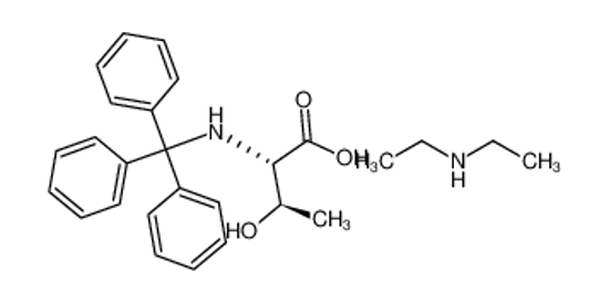 Picture of N-ethylethanamine,(2S,3R)-3-hydroxy-2-(tritylamino)butanoic acid