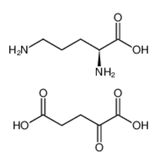 Изображение (S)-2,5-Diaminopentanoic acid compound with 2-oxopentanedioic acid (1:1)