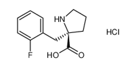 Picture of (2R)-2-[(2-fluorophenyl)methyl]pyrrolidine-2-carboxylic acid,hydrochloride