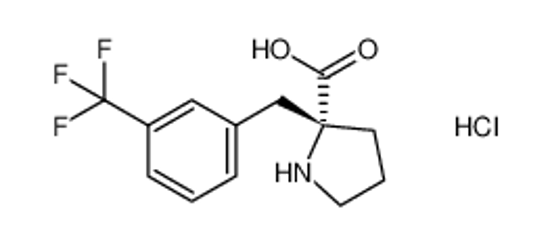 Изображение (2R)-2-[[3-(trifluoromethyl)phenyl]methyl]pyrrolidine-2-carboxylic acid,hydrochloride