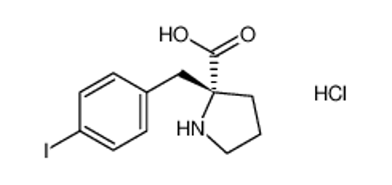 Picture of (2R)-2-[(4-iodophenyl)methyl]pyrrolidine-2-carboxylic acid,hydrochloride