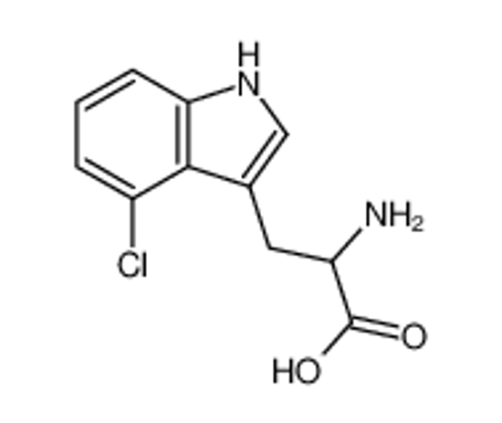 Изображение 2-amino-3-(4-chloro-1H-indol-3-yl)propanoic acid